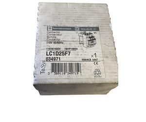 Schneider Electric LC1D25F7 TeSys D Power Contactor 25A 110V AC New