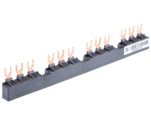 Schneider Electric, Linergy FT - Comb busbar - 63 A - 4 tap-offs - 54 mm pitch, GV2G454
