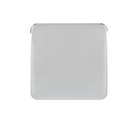 Schneider Electric Lisse Screwless Deco - Single Blank Plate, GGBL8010PC, Polished Chrome