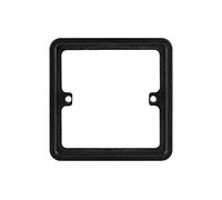 Schneider Electric Lisse Screwless Deco - Single Socket Spacer, GGBLSPC1BS, Black