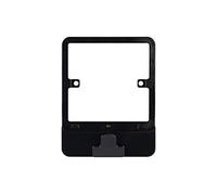 Schneider Electric Lisse Screwless Deco - Single Socket Surround, with Clip, GGBLC1GBS, Black