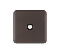 Schneider LSD DataTV/FMSingle Direct Con Black Insert - Mocha Bronze - GGBL7010BMB