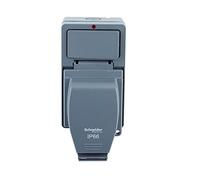 Schneider Electric Lisse Weatherproof IP66 1 gang switched 13A Socket (External Switch) - LWP3010E