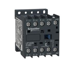 SCHNEIDER ELECTRIC LP1K0601BD3 9A Contactor 3 pole, NO x3, Auxiliary 24 V dc coi