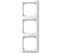 Schneider Electric Merten 389319 1-M Frame 3-Way for Sockets and Switches, Polar White Glossy, Made in Germany [Energy Class B]