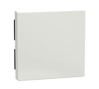 Schneider Electric Merten 432119 Rocker Cover Toggle Switch, Off Switch, Cross Switch System M, 1 Smart, M-Plan, M-Creat, Polar White Glossy