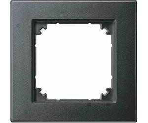 Schneider Electric Merten M-Plan Frame for Socket and Switch, 1-Way, IP20, Anthracite, Item Number 486114, Pack of 1