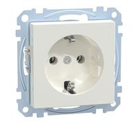 Schneider Electric Merten MEG2301-0319 Insert Protective Contact Socket System M, 1 Smart, M-Plan, M-Creativ Polar White Glossy
