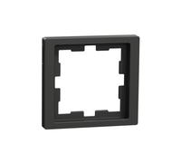 Schneider Electric Merten MEG4010-6534 Single Frame for Switch and Socket, System D, Anthracite; Made in Germany