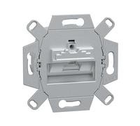 Schneider Electric Merten MEG4530-0000 UAE Socket, 8 Cat, 6A, ISO, Flush-Mounted Insert 1xRJ45, Antenna Socket, Item Number