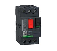 Schneider Electric - TeSys Motor Circuit Breaker - Motor Starters and Protection 3P, 0.25-0.4 A - Thermal magnetic, Screw Clamp Terminals - White - GV2ME03