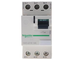 Schneider Electric Motor circuit breaker, TeSys GV2, 3P, 14 A, magnetic, toggle control, screw clamp terminals