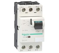 Schneider Electric Motor circuit breaker, TeSys GV2, 3P, 2.5-4 A, thermal magnetic, screw clamp terminals