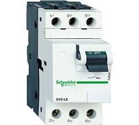 Schneider Electric Motor circuit breaker, TeSys GV2, 3P, 2.5 A, magnetic, toggle control, screw clamp terminals