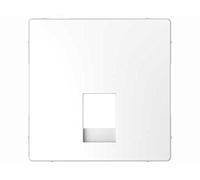 Schneider Electric mtn4215 - 6035 Telephone Socket in Polycarbonate Matte, Arctic the elegance Range, Vertical and Horizontal Mounting, Oiled