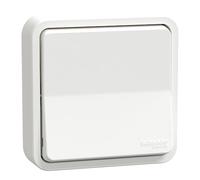 Schneider Electric - Mureva Styl - Toggle and Toggle Switch - Fully Flush Mounted - IP55 - Ik08 Connex Auto - White