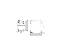 Schneider Electric nsymm44 Mounting Plate Blind, 400 x an 400 mm in Sheet Steel Galvanised