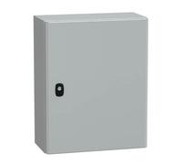 Schneider Electric NSYS3D5420 Spacial S3D Full Door Without Mounting Plate H500xW400xT200 IP66 IK10 RAL7035, White