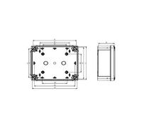 Schneider Electric NSYTBP885 TeSys GF PC Casing IP66 IK08 grey-white