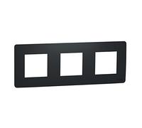 Schneider Electric NU200654 Frame with 3 Elements Studio Anthracite