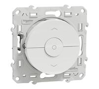 Schneider Electric Odace Switch s520208 Blinds 10 A, White