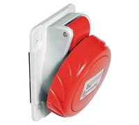 Schneider Electric PKF16F735 Panel Socket Angled Pk Pratika Screw 16A, White