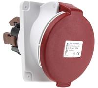 5P 32A 400V Whiteboard Socket Red IP44 PKY32F435 Mureva