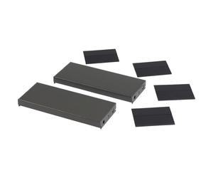 Schneider Electric Plinth Side Panels 400x100mm Set - NSYSPS4100