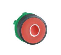 Schneider Electric Push button head, Harmony XB5, plastic, flush, red, 22 mm, spring return, unmarked