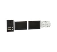 Schneider Electric Ritto Twinbus IP Video Set Door Intercom 7 Inch HD Monitor, 2 Wire Technology, 2 Families, App, Intercom, Surface-Mounted, Grey