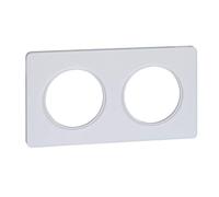Schneider Electric s520804 Frame Touch 2 Elements, White