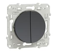 Schneider Electric S540214 Odace Double Two-Way Switch