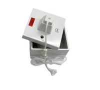 Schneider Electric Schneider Gswpull50N Shower Ceiling Pull Switch & Surface Box - 50 Amp