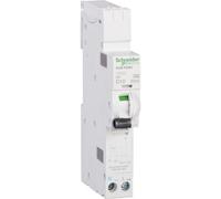 Schneider Electric - Acti 9, iKQE RCBO, Earth Leakage Circuit Breaker, 1P + N, 10A , 30mA, 10000 A, SEE110C03