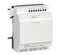 Schneider Electric discrete IO extension module, Zelio Logic SR2 SR3, 14 IO, 100 to 240V AC