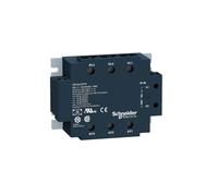 Schneider Electric, SSP3A225BDT, Zelio Solid state panel mount relay, 25 A, zero voltage switching, thermal pad, input 4-32 V DC, output 48-530 V AC