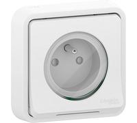 Schneider Electric STYL Mureva SC5SHN0212468 2-Pole Socket with Ground Flush-Mounted 250 V White