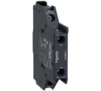 Schneider Electric, Auxiliary contact block, TeSys D, 1NO + 1NC, side mounting, screw clamp terminals, LAD8N11