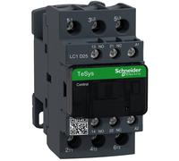 Schneider Electric TeSys Contactor 3-pole 25A 24V 50/60Hz 1NO/1NC LC1D25B7