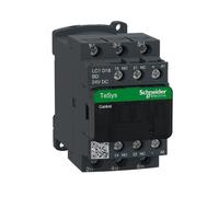 Schneider Electric - TeSys D 3-pole contactor for connection by screw clamp terminals, for motor control and resistive load applications - Contactors and Protection Relays 3NO - LC1D18BD