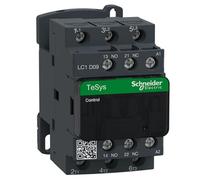 Contactor LC1D09U7 Schneider 3P (3NO) 1NC + 1NO Aux 240VAC 9A 4kW