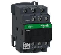 Schneider Electric, TeSys D contactor - 3P(3 NO) - AC-3 - <= 440 V 9 A - 415 V AC coil, LC1D09N7