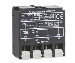 Schneider Electric, TeSys D, LA4DWB - Interface amplifier module - solid state - 24 V DC / 250 V AC