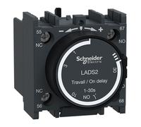 Schneider Electric, TeSys D - time delay auxiliary contact block - 1 NO + 1 NC screw clamp terminals, LADS2