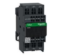 Schneider Electric TeSys Deca contactor,3P(3NO),AC-3/AC-3e,=440V 12A,24V AC coil,spring,LC1D123B7