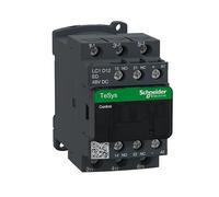 Schneider Electric TeSys Deca contactor,3P(3NO),AC-3/AC-3e,=440V 12A,48V DC coil,LC1D12ED