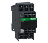 Schneider Electric TeSys Deca contactor,3P(3NO),AC-3/AC-3e,=440V 25A,24V DC coil,spring,LC1D253BD