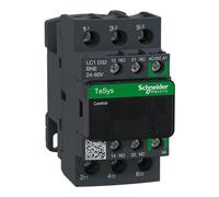 Schneider Electric TeSys Deca contactor,3P(3NO),AC-3/AC-3e/=440V 32A,24-60V AC/DC coil,LC1D32BNE