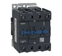 Schneider Electric TeSys Deca contactor,4P(2NO+2NC),AC-1 =440V 80 A 240V AC 50/60Hz coil,LC1D65008U7