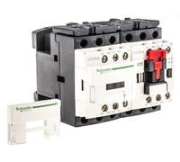 Schneider Electric TeSys Deca reversing contactor,3P(3NO),AC-3,=440V 12A,110V AC coil,LC2D12F7